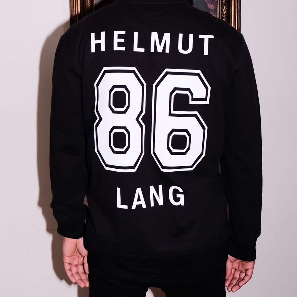 Helmut Lang Oversized Varsity Sweater